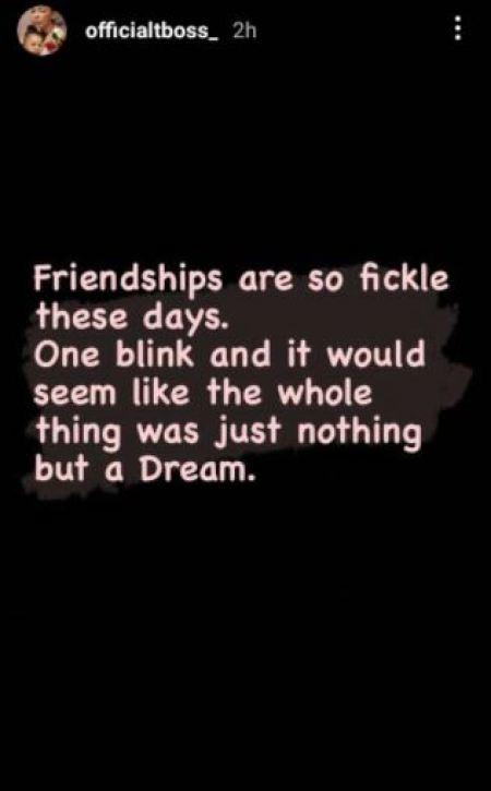 Friendships Are So Fickle These Days