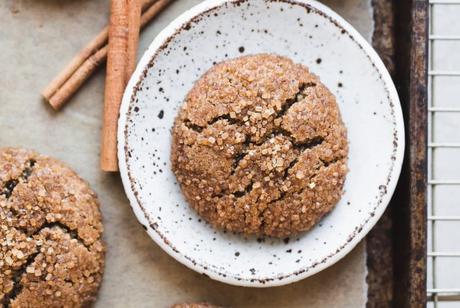 Meet your new favorite chewy cookie - these Gluten-Free Vegan Chai Sugar Cookies! These Paleo-friendly cookies have a crispy exterior with a tender, chewy center. They're the perfect pairing for nut milk, tea, or coffee.