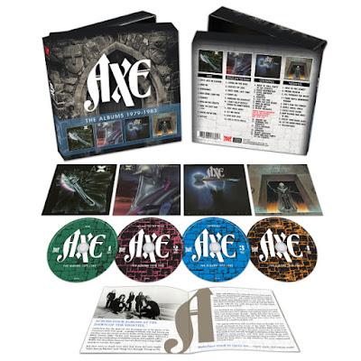 Unsung Heroes Of Classic AOR/Hard Rock AXE Collect Their First 4 Albums In A Deluxe CD Box Set!