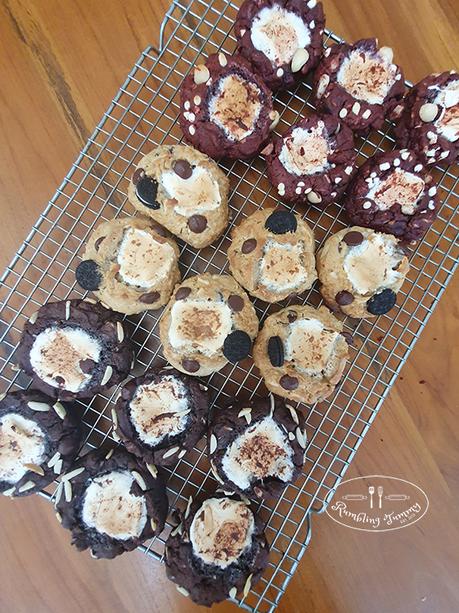 S'more cookies (3 flavours)