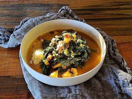 Quick Collards and Potatoes Italian Soup