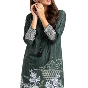 Gul Ahmed Womens Cambric Digital Printed Kurti