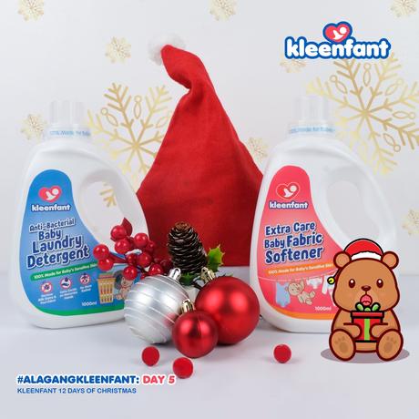 Try Kleenfant's Antibacterial Baby Laundry Detergent + Extra Care Fabric Softener Plus many more baby stuffs from Shopee