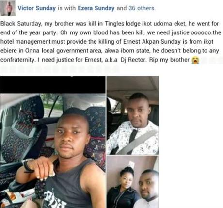 Young Man Found Dead In Hotel Swimming Pool In Akwa Ibom, Family Claims He Was Murdered Young Man Found Dead In Hotel Swimming Pool In Akwa Ibom, Family Claims He Was Murdered