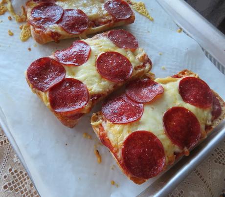 Ciabatta Pepperoni Pizza