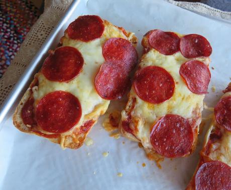 Ciabatta Pepperoni Pizza