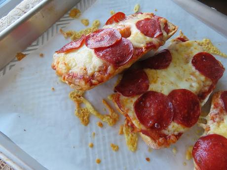 Ciabatta Pepperoni Pizza