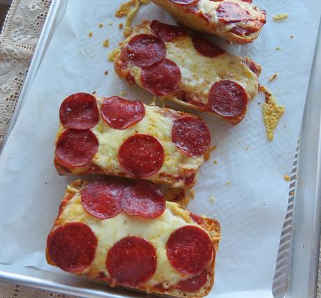 Ciabatta Pepperoni Pizza