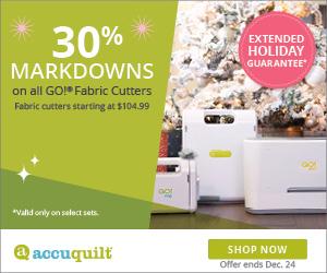 Accuquilt Dynamic Promo