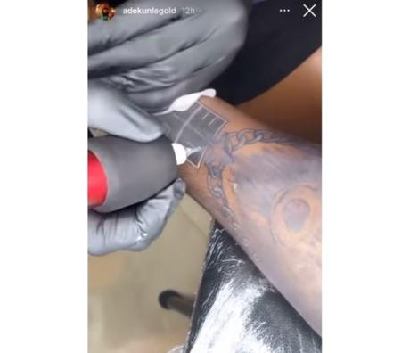 Adekunle Gold Flaunts His 30BG Tattoo (Photos, Video)
