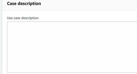 aws case description