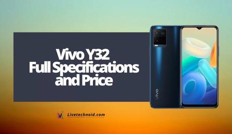 Vivo Y32 Full Specifications and Price