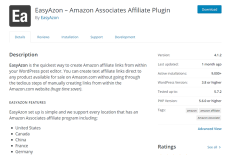 easyazon wordpress plugin