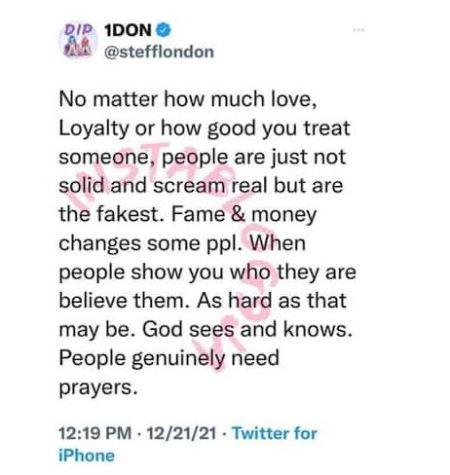 Fame And Money Changes People