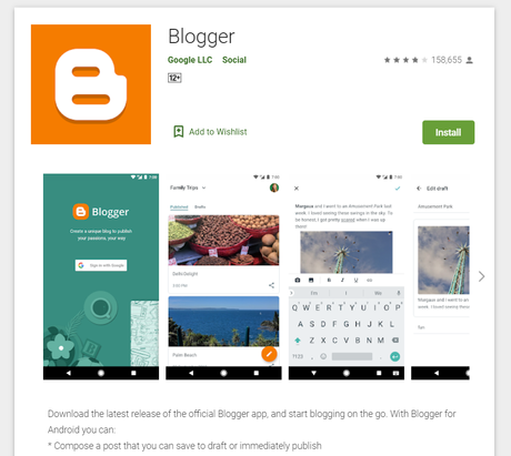 blogger app