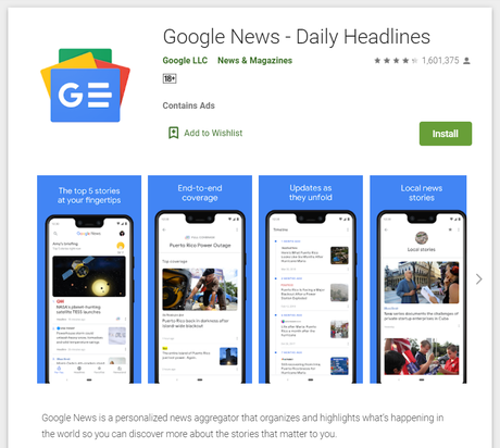 gogle news