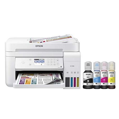 10 Best Home Printers You Can Buy In 2022 Epson EcoTank ET-3760 Wireless Color All-in-One Cartridge-Free Supertank Printer with Scanner, Copier and Ethernet, Regular