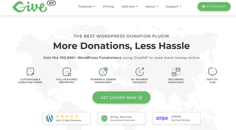 GiveWP WordPress Donation Plugin Black Friday Deal 2021 Save 40% Now