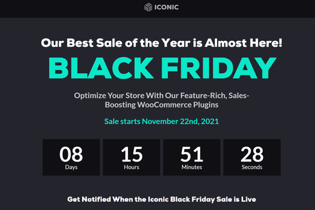 IconicWP Black Friday Deals 2021 40% Discount on All Products (Limited Time Offer)