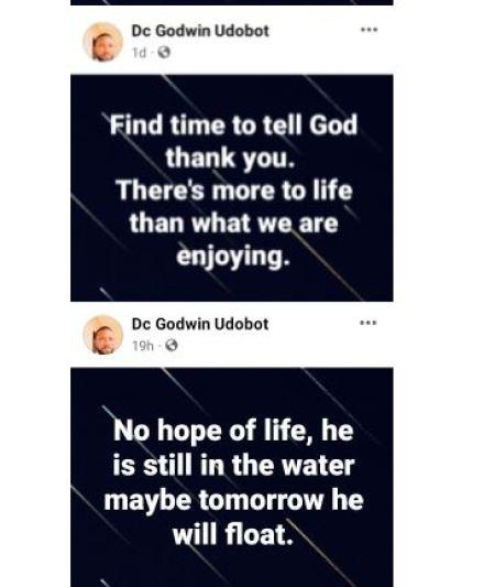 Body Of Man Surfaces Three Days After He Drowned In Akwa Ibom