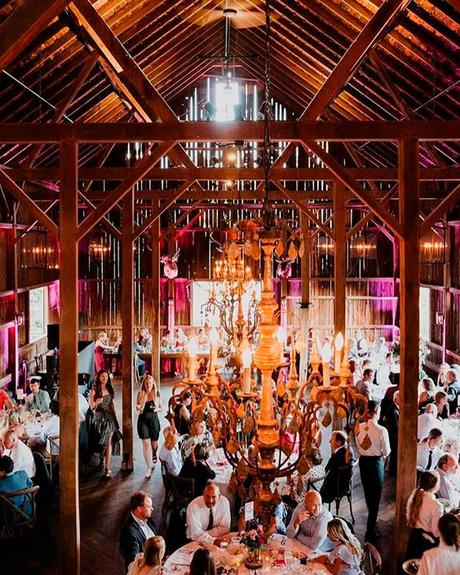 rustic wedding venues in wi barn guests