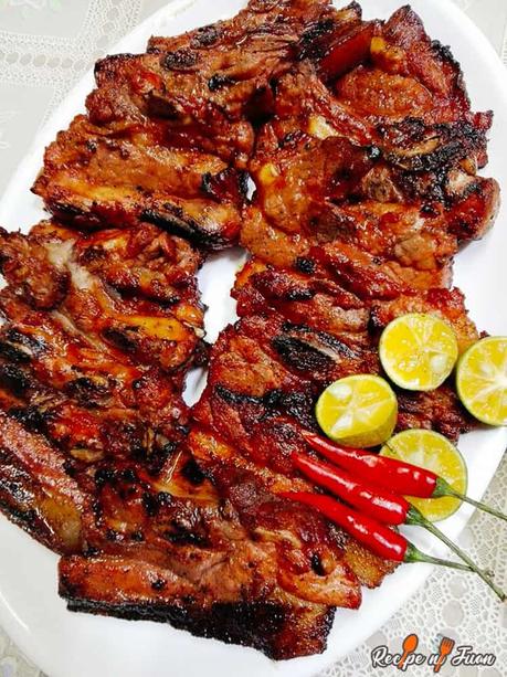 Soy sauce marinated and grilled pork liempo recipe Grilled Pork Liempo