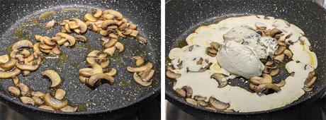 Paccheri with Mushrooms, Gorgonzola, and Mascarpone Cream