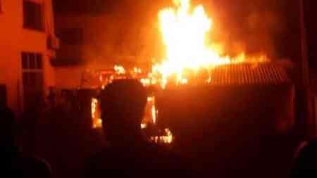 Property Worth Millions Of Naira Destroyed As Fire Guts Residential Building In Ilorin