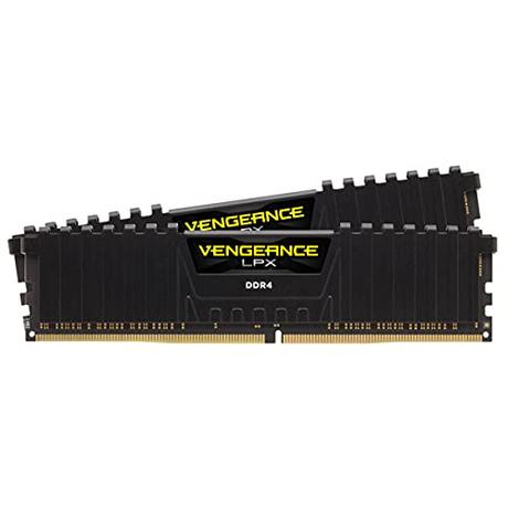 Corsair Vengeance LPX 16GB (2 X 8GB) DDR4 3600 MHz (PC4-28800) C18 1.35V Desktop Memory – Black (CMK16GX4M2D3600C18)