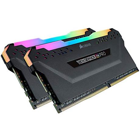 Corsair Vengeance RGB Pro 16GB (2x8GB) DDR4 3600 (PC4-28800) C18 Desktop Memory – Black