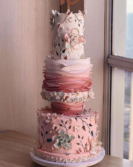 beautiful wedding cakes ombre duchess bakes