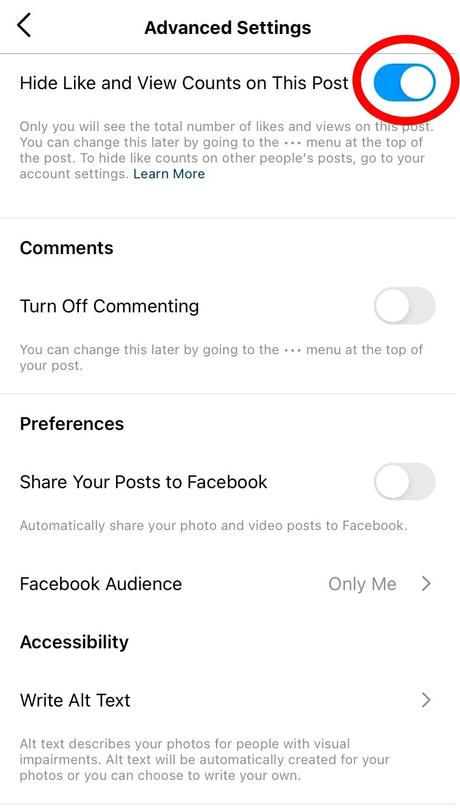 How to Hide Like Count on Instagram