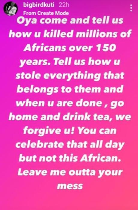 Tell Us How You Killed Millions Of Africans Over 150 years ago And Stole Everything That Belongs To Them