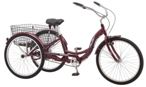 Schwinn Meridian Adult Tricycle, 24 or 26-Inch 