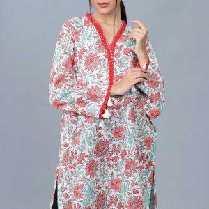 Top 5 Gul Ahmed Kurtis to wear in UK khaddar rotary shirt