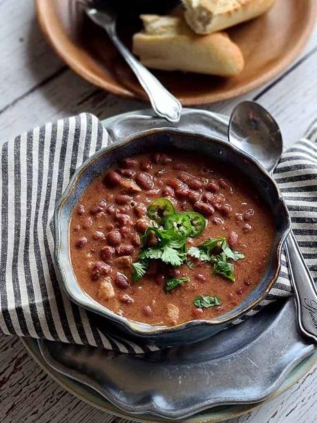 pork taco red beans