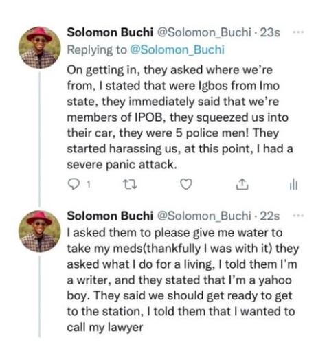 How Abuja Police Officers Kidnapped Me, Extorted 500k And Accused Me Of Being An IPOB Member – Popular Relationship Coach, Solomon Buchi Narrates
