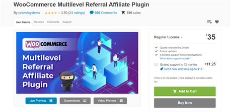 WooCommere multilevel referral plugin