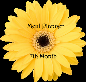 Baby Meal Planner - 7th Month