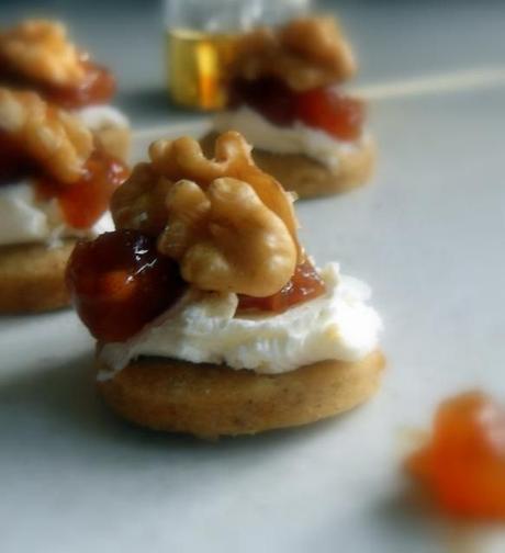 Stilton and Walnut Shortbreads