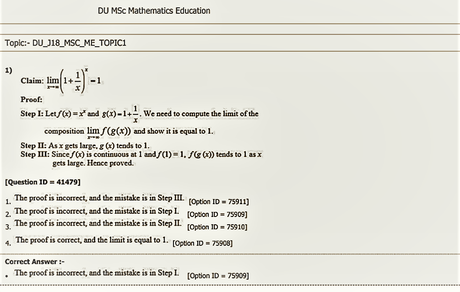m.sc maths question paper with answers