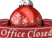 County Closures Christmas Holiday