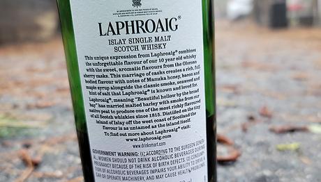 Laphroaig 10 Year Sherry Oak Finish Label