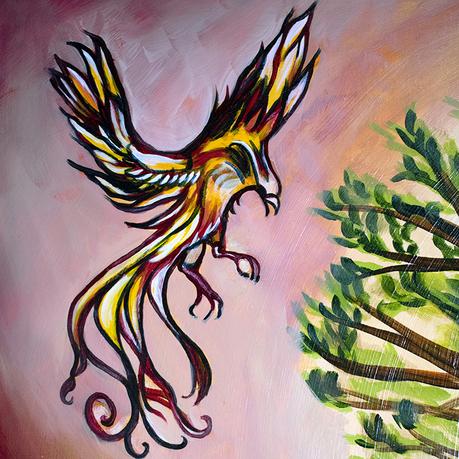 Tree of Life With Phoenixes & Wherever Light Is