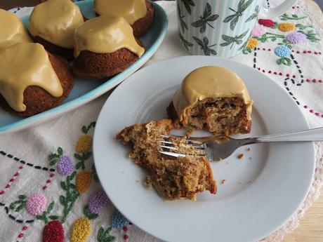 Coffee, Cardamom, Walnut Cakelettes