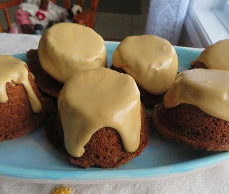 Coffee, Cardamom, Walnut Cakelettes