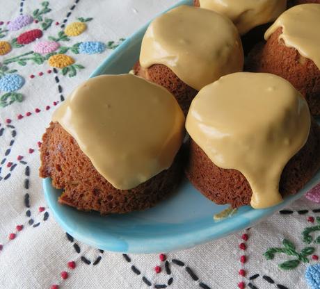 Coffee, Cardamom, Walnut Cakelettes