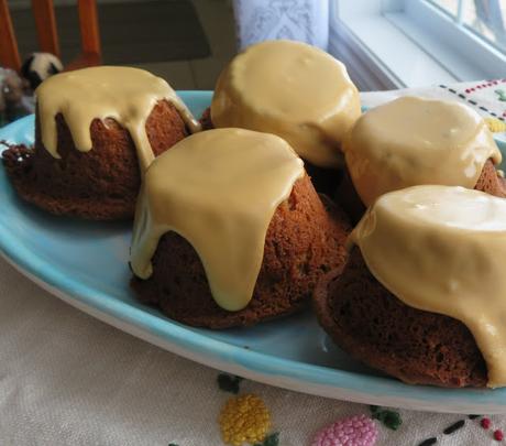 Coffee, Cardamom, Walnut Cakelettes