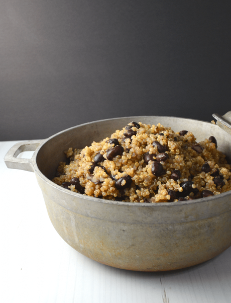 Quinoa Congri (Cuban Style Quinoa and Black Beans)