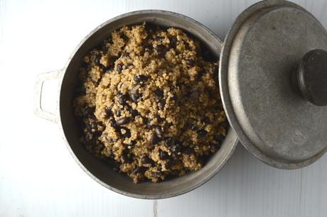 Quinoa Congri (Cuban Style Quinoa and Black Beans)